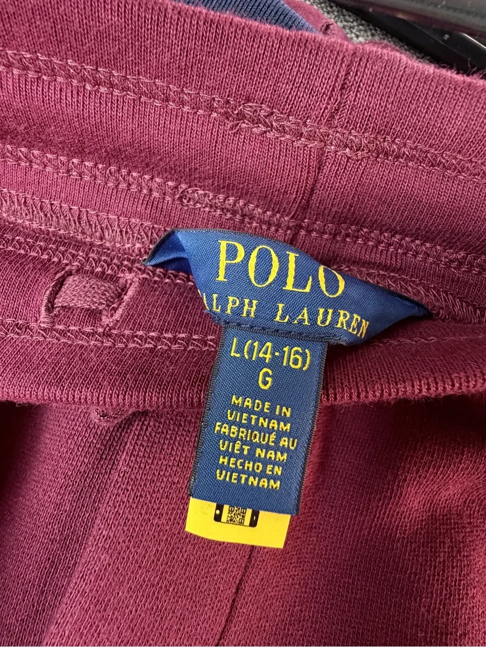Ralph Lauren Young Burgundy&Navy Shorts Set of 1-SzL(14-16), 2-szXl(18-20)